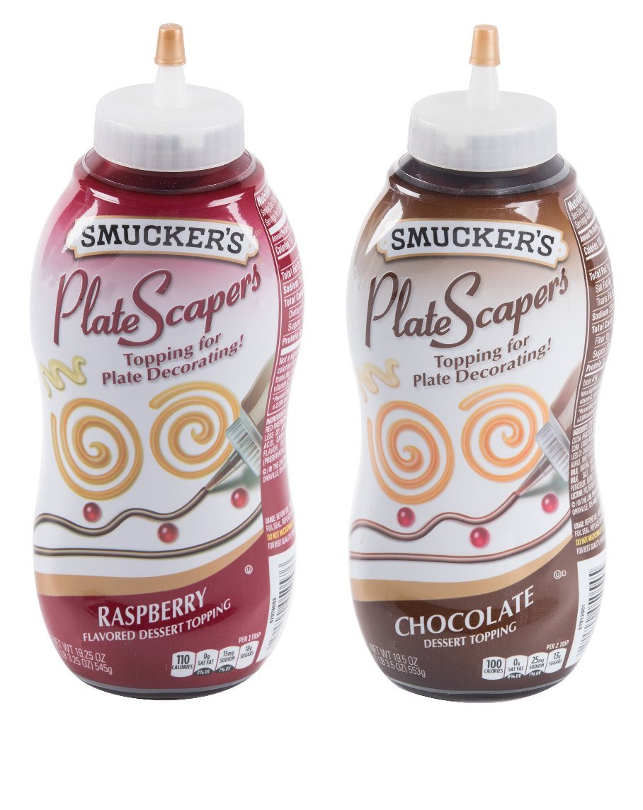 Amazon.com : Smucker's PlateScraper Plate Decorating Dessert Topping ...
