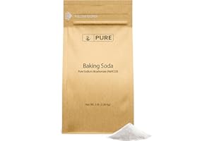Pure Original Ingredients Sodium Bicarbonate (Baking Soda) (5 lb) Eco-Friendly Packaging, Always Pure, No Fillers Or Additives
