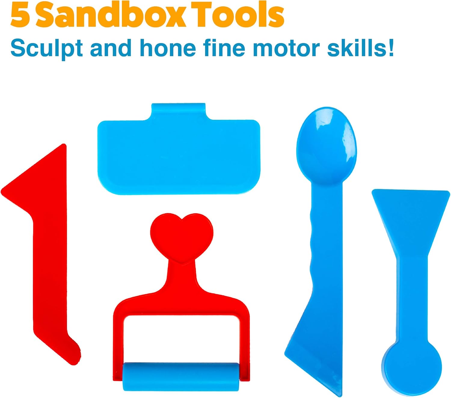 USA Toyz Sand Molds - 23pk Mini Sandbox Toys, Sand Castle Building Kit Compatible with Any Molding Sand: Toys & Games