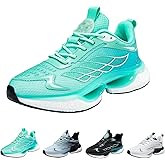 XDFVC Men's Basketball Shoes Non-Slip Breathable Running Fashion Sneakers Hands Free and Supportive Athletic Sports Tennis Walking Shoes Lightweight Lace-Up Slip-On Gym Fashion Sneakers Comfort Wear