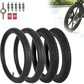 RUTU 16x2.125 Bike Tire 16 Inch Bicycle Tire and Inner Tube, 54-305 Tire | Compatible with Motorcycle Electric Bike, RoyalBaby Joystar Dynacraf Kids Bikes