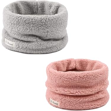 Unisex Fleece Tube Scarf – Thick Winter Neck Warmer, Solid Color, One Size, Brand New Without Tags