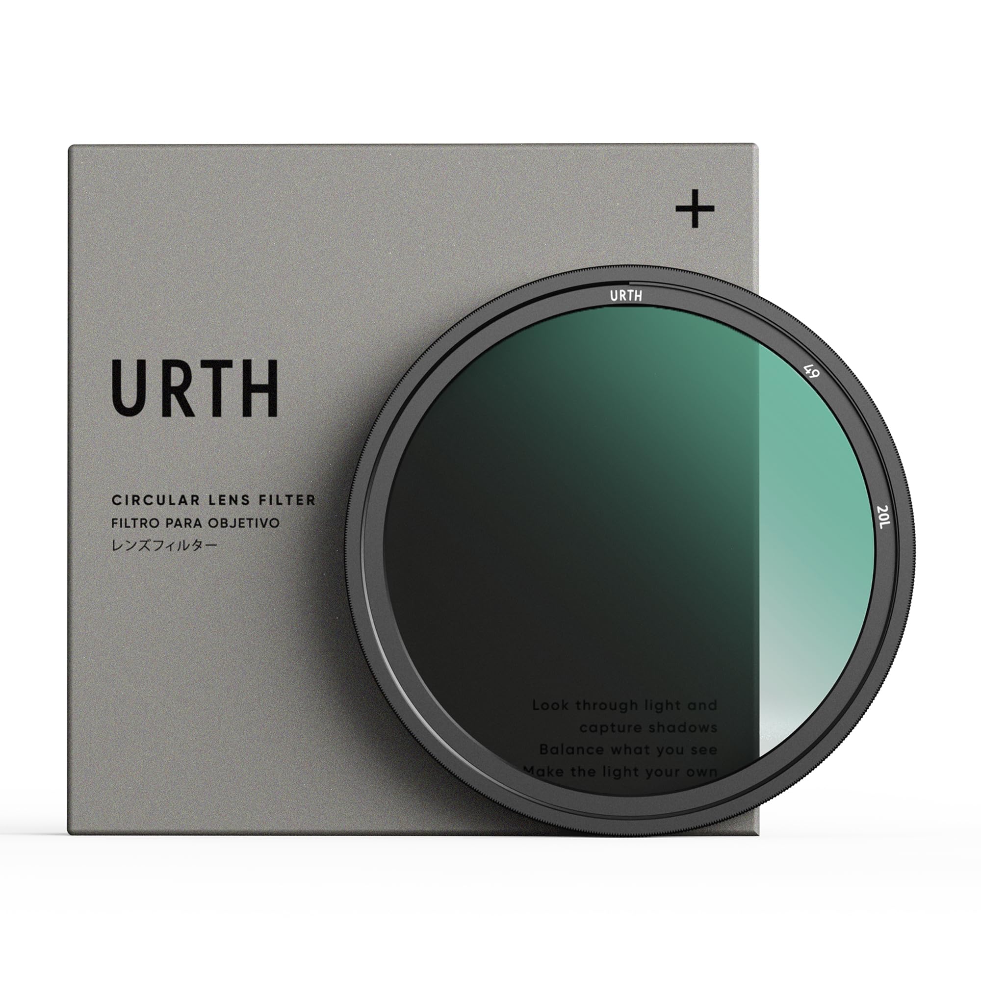 Urth 49mm Circular Polarizing (CPL) Lens Filter (Plus+) — 20-Layer Nano-Coated, Slim Design for Camera Lens Polarization