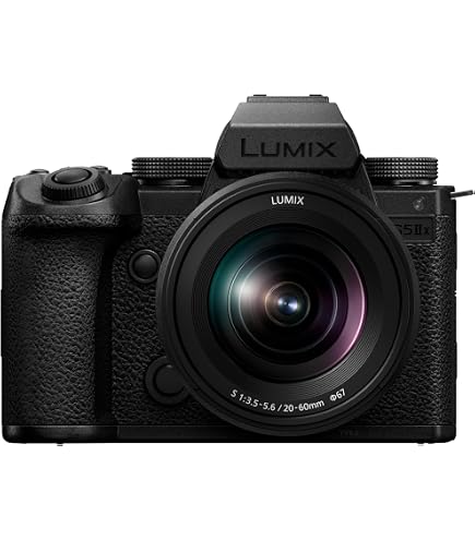 美品 Panasonic LUMIX S5II DC-S5M2 Amazon.com : Panasonic LUMIX S5II Mirrorless Camera, 24.2MP Full