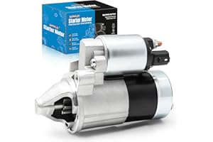 Keriolee 19023N Starter Motor Compatible with Kia Optima 07-10, Rondo 07-10 & Hyundai Santa Fe 07-09, V6 2.7L, 12V 1.2KW 8 Teeth Clockwise, Replace# 36100-3E020, 36100-3E100