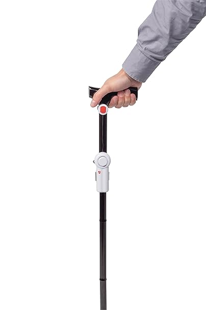 Eurosell - Senioren Panik Alarm Sirene - für Gehstock Rollator Rollstuhl - Selbstverteidigung Überfall Taschenalarm Knopf Sir