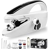 Hand Held Sewing Machines For Adults, Hand Held Sewing Machines for Hemming with Test Fabric(Not second-hand), Easy To Use Rechargeable Hand Sewing Machine for Beginners, Women