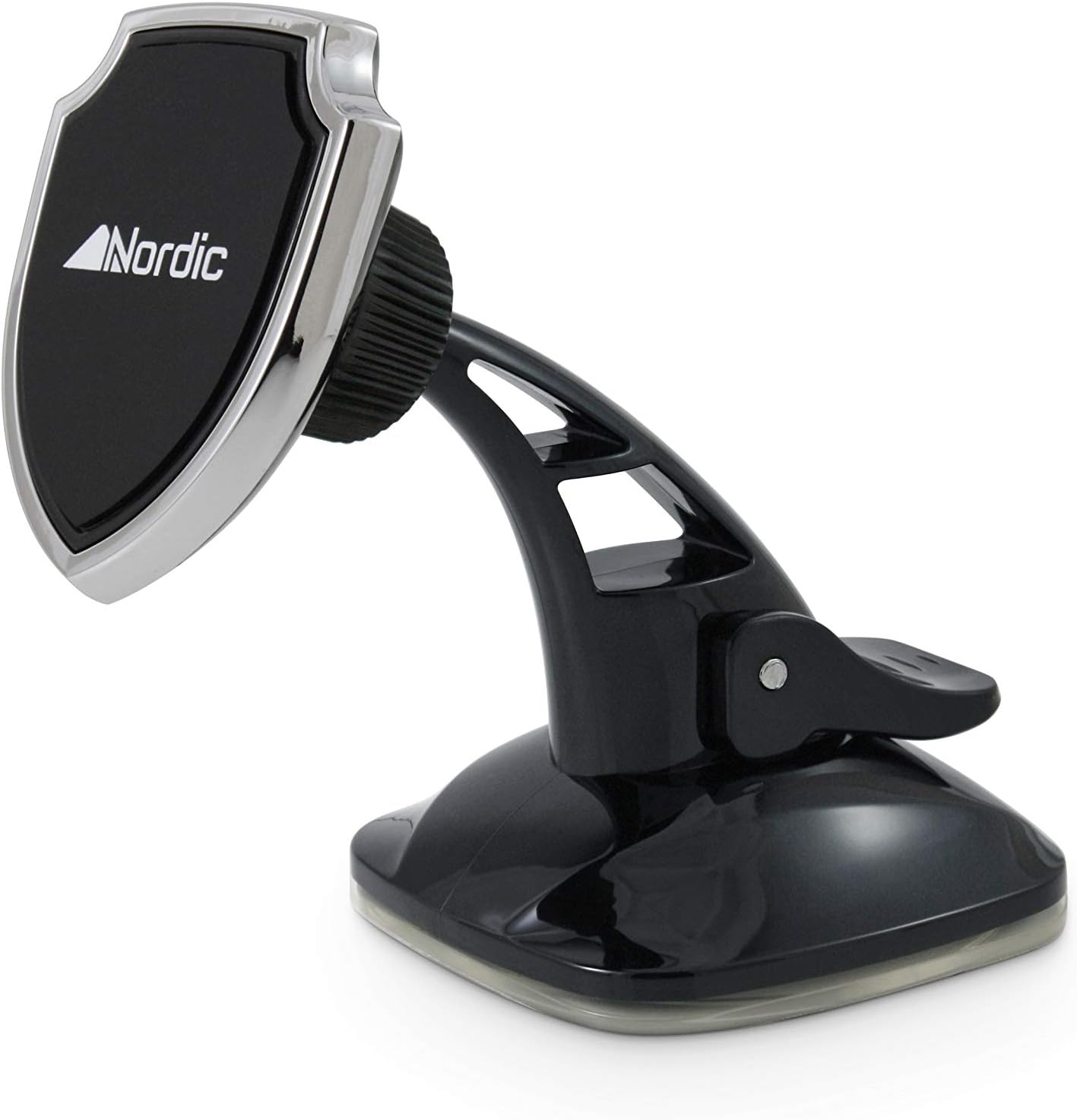 Magnetic Universal Car Mount: Dashboard & Windshield Car Phone Mount Holder for iPhone Xs Max R 8 Plus 7 6s SE Samsung Galaxy S9 S8 Edge S7 S6 Note 9 & Other Smartphones by Nordic