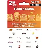 Zift Zillions of Gifts Physical Gift Card (Multi-Brand) | Food & Drink, Dining