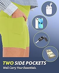 CAMPSNAIL Biker Shorts Women with Pockets