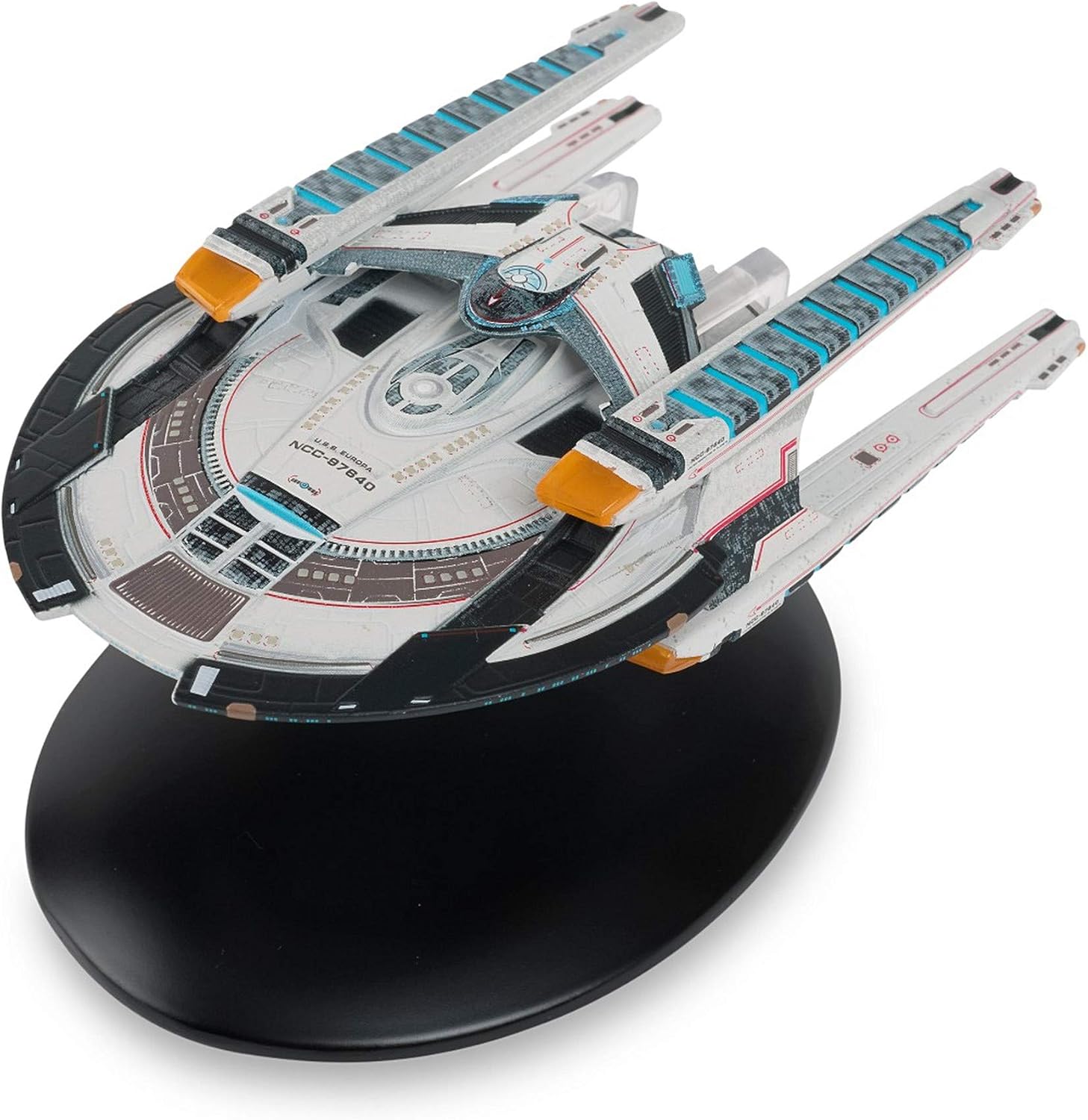The Official Star Trek Online Starships Collection | U.S.S. Europa NCC-97640 with Magazine Issue 9 by Eaglemoss Hero Collector: Toys & Games