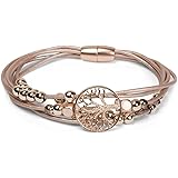 Philip Jones Bracciale Rigido Albero Della Vita Placcato In Oro - Foto 3