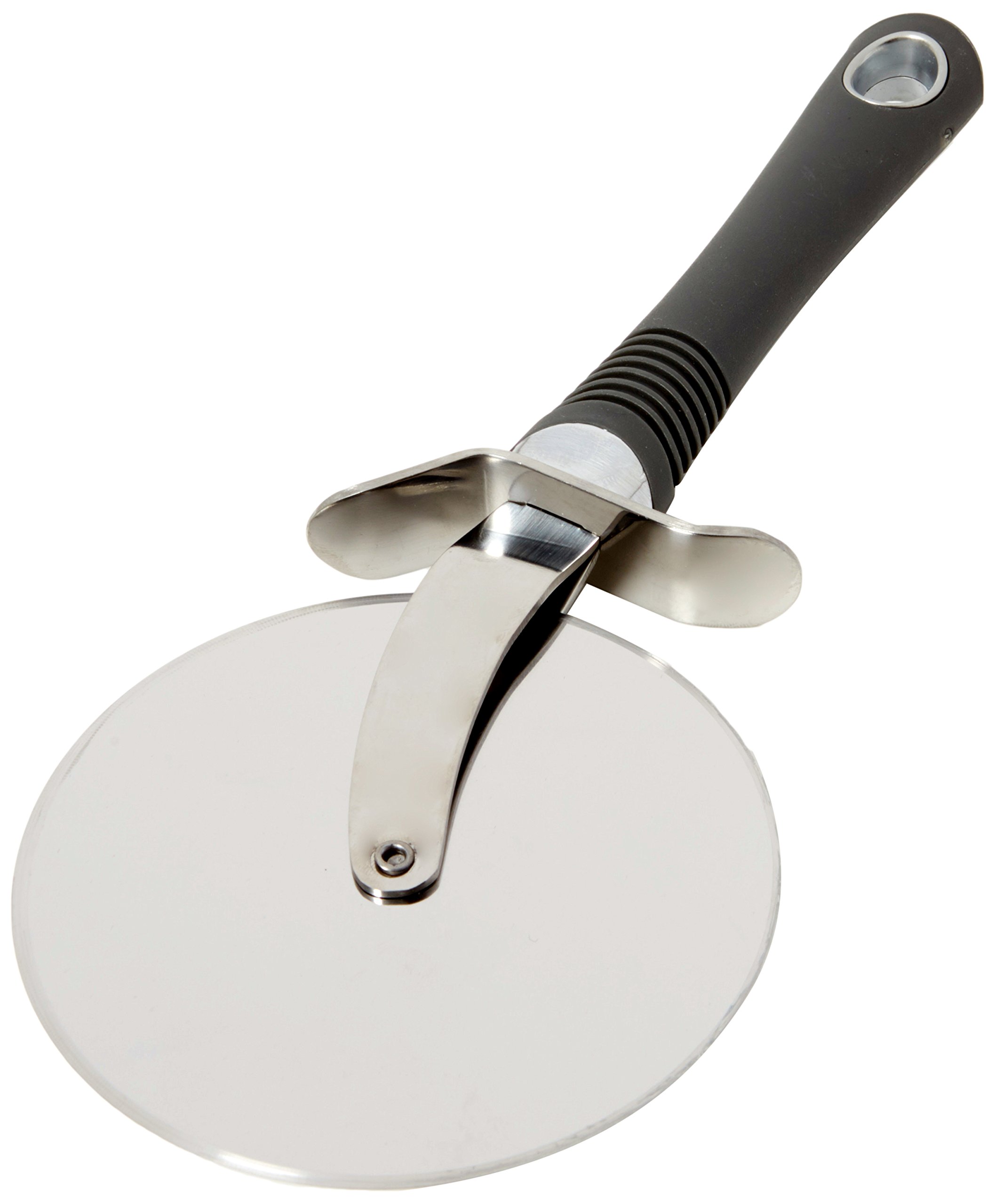 KitchenCraft Professional Pizza Cutter Wheel with Soft Grip Handle, Easy to Cut and Clean Pizza Slicer with Stainless Steel Blade, Dishwasher Safe, 23.5cm