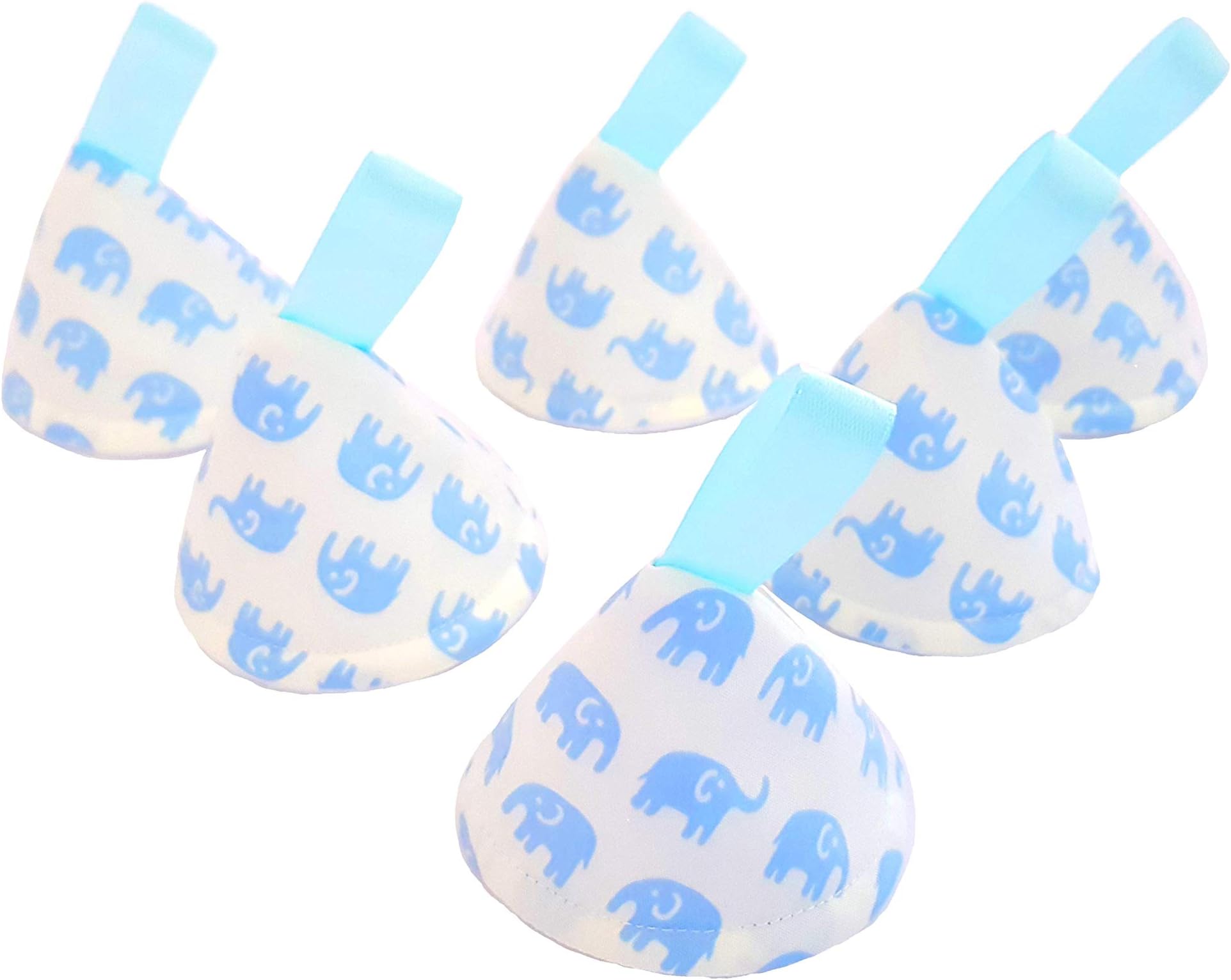 Pee Pee Stop Cones/Wee Wee Wigwams Teepees/Blue Elephants (Set of 6)