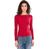 Madewell Womens The '90s Boatneck Tee in Compact Cotton