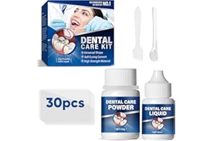 TUHIMO Tooth Repair Kit, Dental Care Kit DIY at Home, Moldable Tooth Filling Repair Kit- Fixing Missing and Broken Replacements,Make You Smile Confidently Again