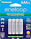 Eneloop Panasonic BK-4MCCA8BA AAA 2100 Cycle Ni-MH