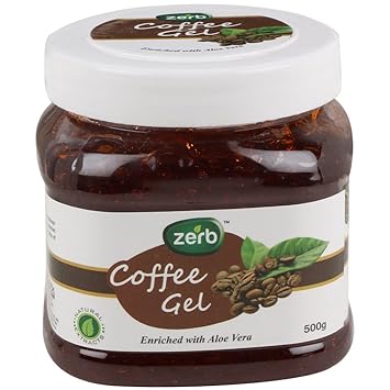 Zerb Coffee Face and Body Moisturizing Gel for Softer and Smoother Glowing Skin 500 g