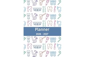 Planner 2026-2027: Agenda for Dentists, Dental Hygienists Assistants, Orthodontists, Gift for Dental School Students, Weekly 