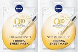 NIVEA Q10 Power Anti-Wrinkle Sheet Mask 2 Pack Coenzyme Q10 view 1