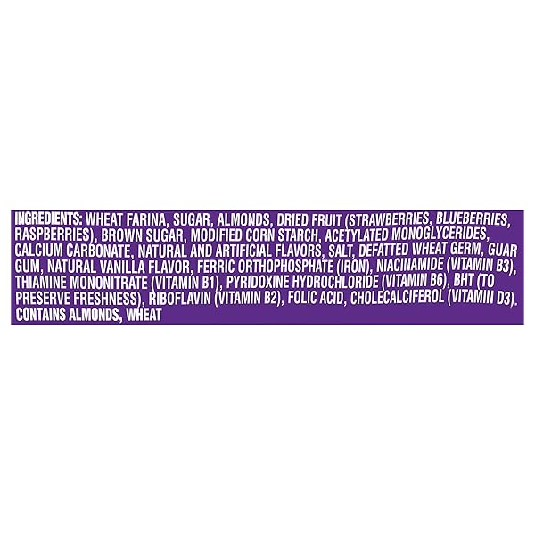 CREAM OF WHEAT INSTANT HOT CEREAL TO-GO CUPS, MIXED BERRY WITH ALMONDS, 2.29 OUNCE