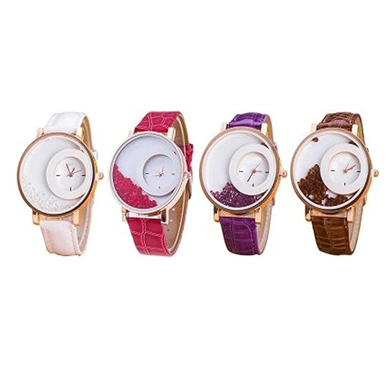 Swadesi Stuff Analogue White Dial Women's & Girl's Combo Of 4 Watch