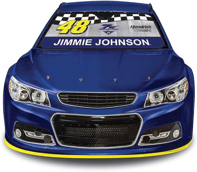 Jimmie Johnson 48 NASCAR Auto Sunshade for Car Windshield Sports & Outdoors
