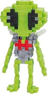 PLUS PLUS Alien 100 Pieces Building Blocks Toy, Danish STEM Creative Play view 2