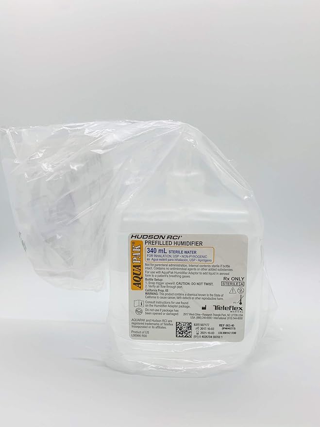 Hudson RCI Aquapak Humidifier Kit with Adapter, 340 ml by Hudson