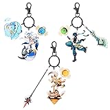 UTIEHD GI Character keychain set, 3pcs Acrylic