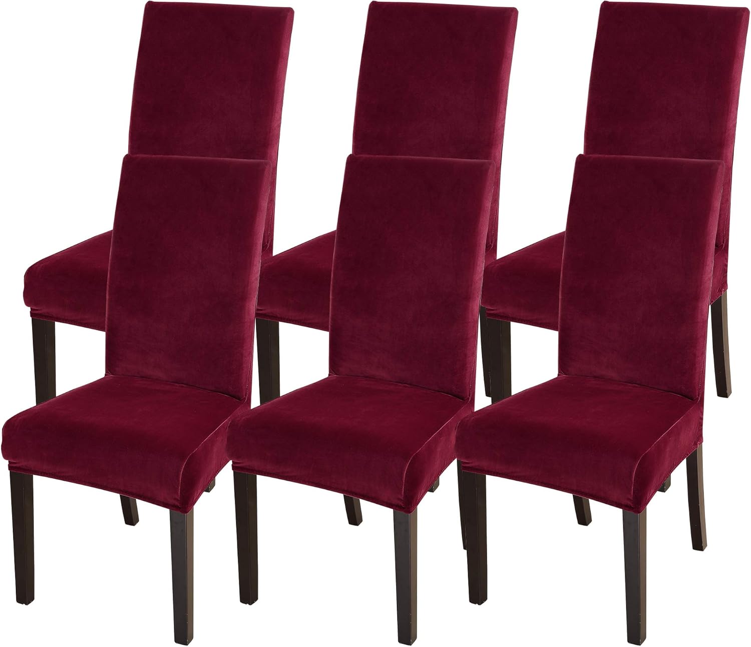 Best 6 pack red chair covers