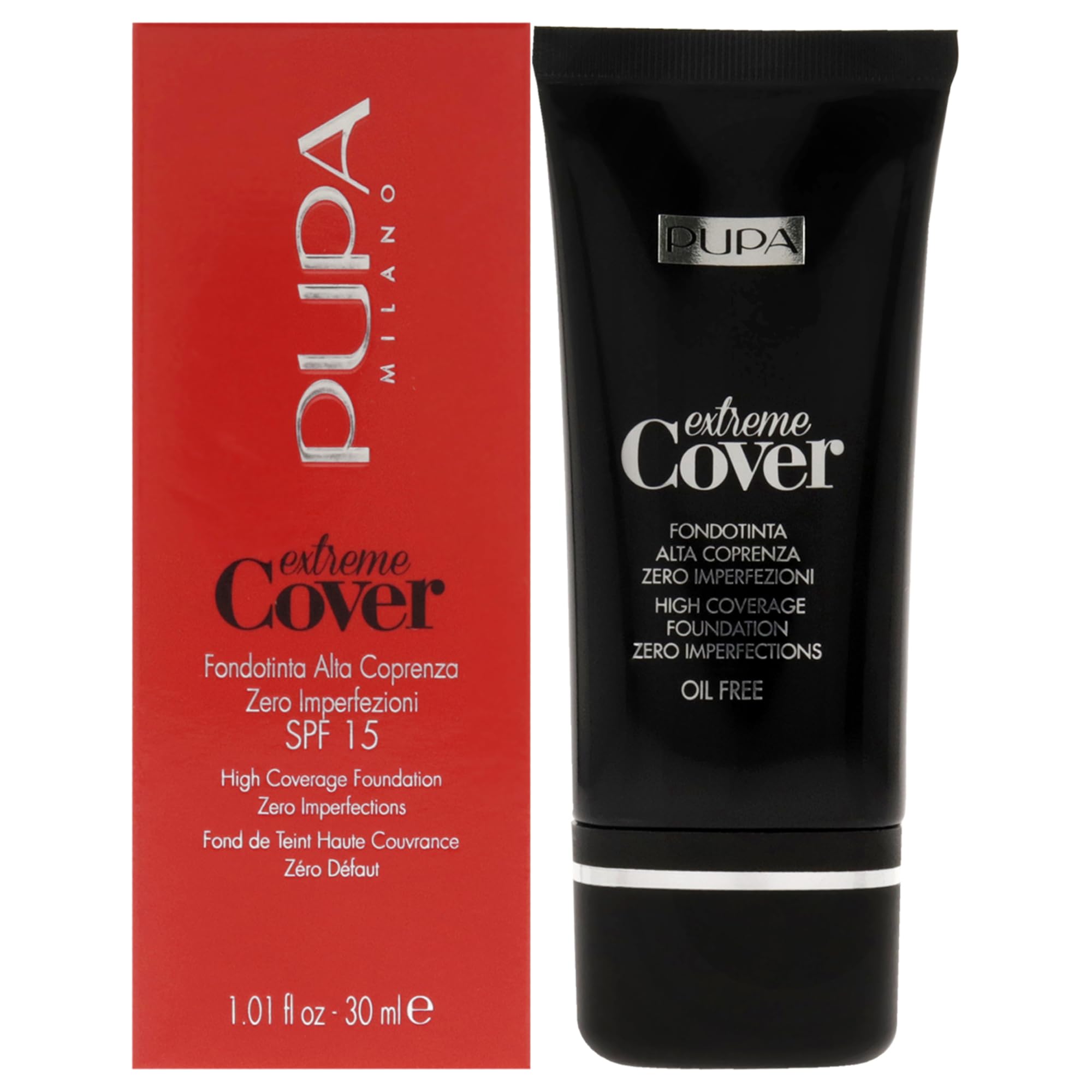 Pupa Extreme Cover Fondotinta, N. 010 Alabaster