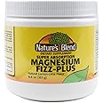 Nature's Blend Magnesium Fizz-Plus Lemon-Lime Flavor 6.4 oz Powder