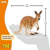 Schleich Wild Life Kangaroo Toy Figurine 14756 3+ Kids view 4