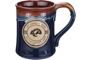 The Memory Company Officially Licensed NFL - Los Angeles Rams 20oz 3D Hand Sculpted Mug