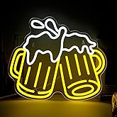 Beer Neon Sign for Wall Decor Dimmable Bar Neon Sign Led Beer Neon Lights Signs Neon Beer Sign for Man Cave Beer Bar Pub Store Bedroom Restaurant Club Hotel Party Decor Gifts
