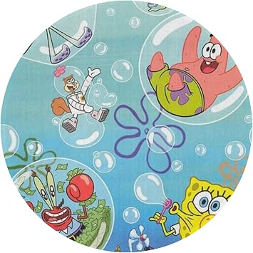 Amazon De Runder Teppich Spongebob Schwammkopf Art Deco Modern