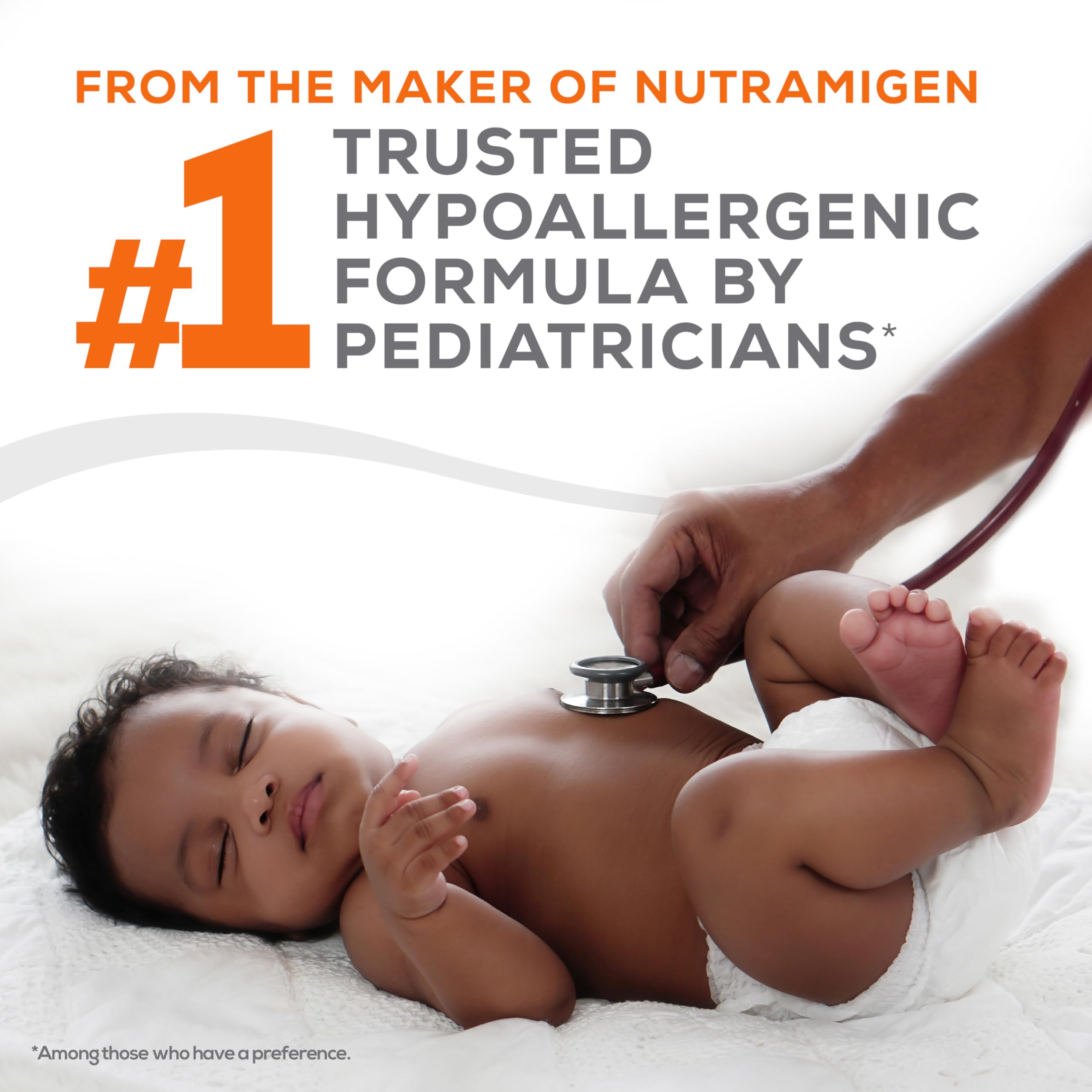 Enfamil PurAmino Hypoallergenic Infant Drink, for Severe Food Allergies, Omega-3 DHA, Iron, Immune Support, Powder Can, 14.1 Oz