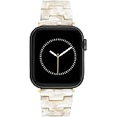 Anne Klein Women's Acetate Fashion Band for Apple Watch Secure, Adjustable, Apple Watch Band Replacement, Fits Most Wrists