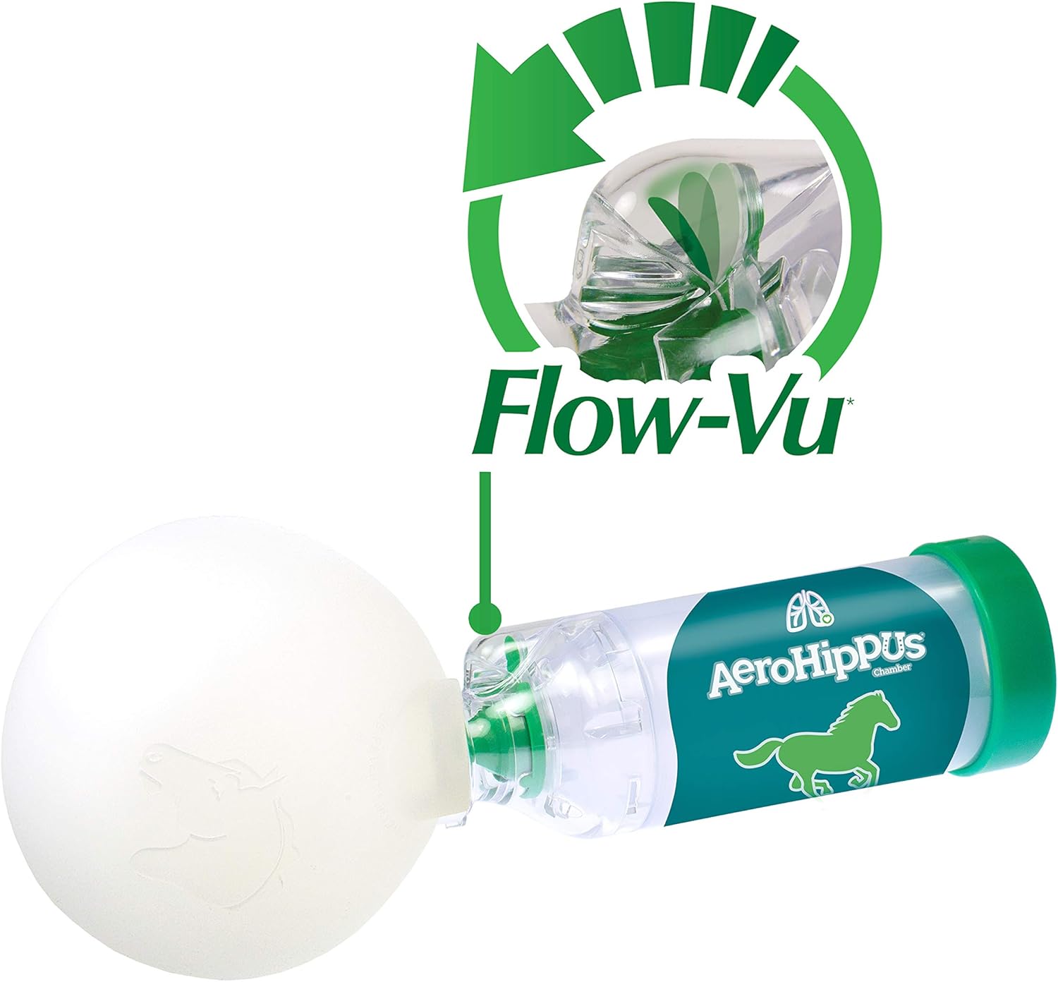BreathEazy AeroHippus Horse Inhalation Chamber with FlowVu Equine