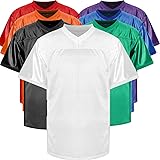 Blank Football Jerseys Mesh Athletic Football Shirt