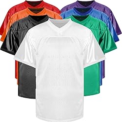 Blank Football Jerseys Mesh Athletic Football Shirt