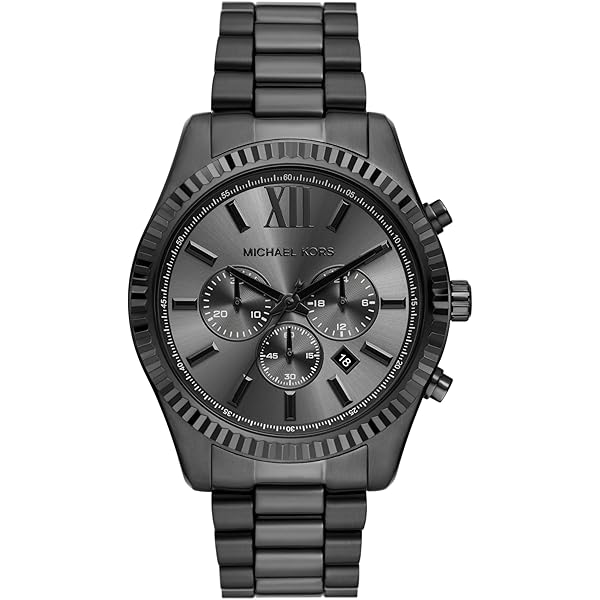 Amazon.com: Michael Kors Lennox Chronograph Blue Stainless Steel