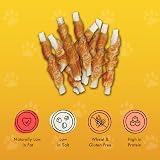 PET MUNCHIES Chicken Twists Dog Treats 8 x 80g Grain Free Dental Sticks view 4