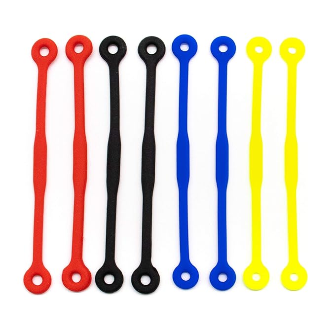 AUEAR, 8 Pack Multicolor Tennis Vibration Dampener Silicone Tennis