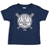 Take Me Out to The Ball Game Baby Apparel for New York Baseball Fans (NB-7T)