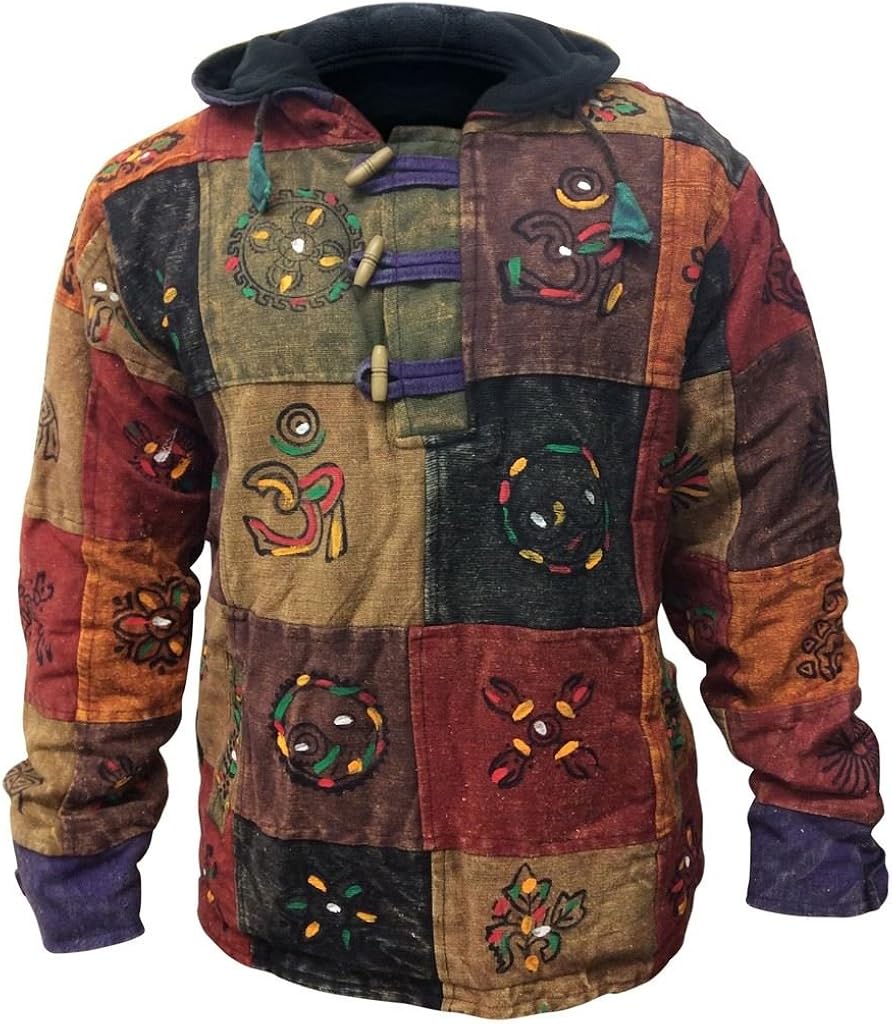 multicoloured hoodie