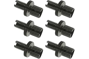 Minho Motorcycle Clutch Brake Cable Adjuster in Carbon Steel Material,8 MM Universal Nut Bolt Fitting for Motorcyle Scooter Mopeds ATV UTV Go Kart 6pcs