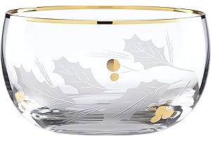 Lenox 886858 Holiday Gold Glass Nut Bowl