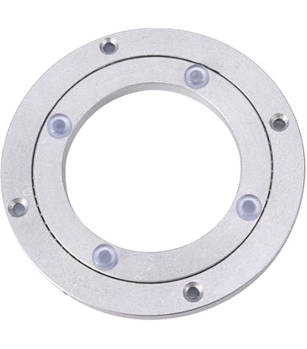 Lazy Susan Roulements De Plateau Tournant En Aluminium Pour Table De Salle à Manger Et établi (25,4 Cm